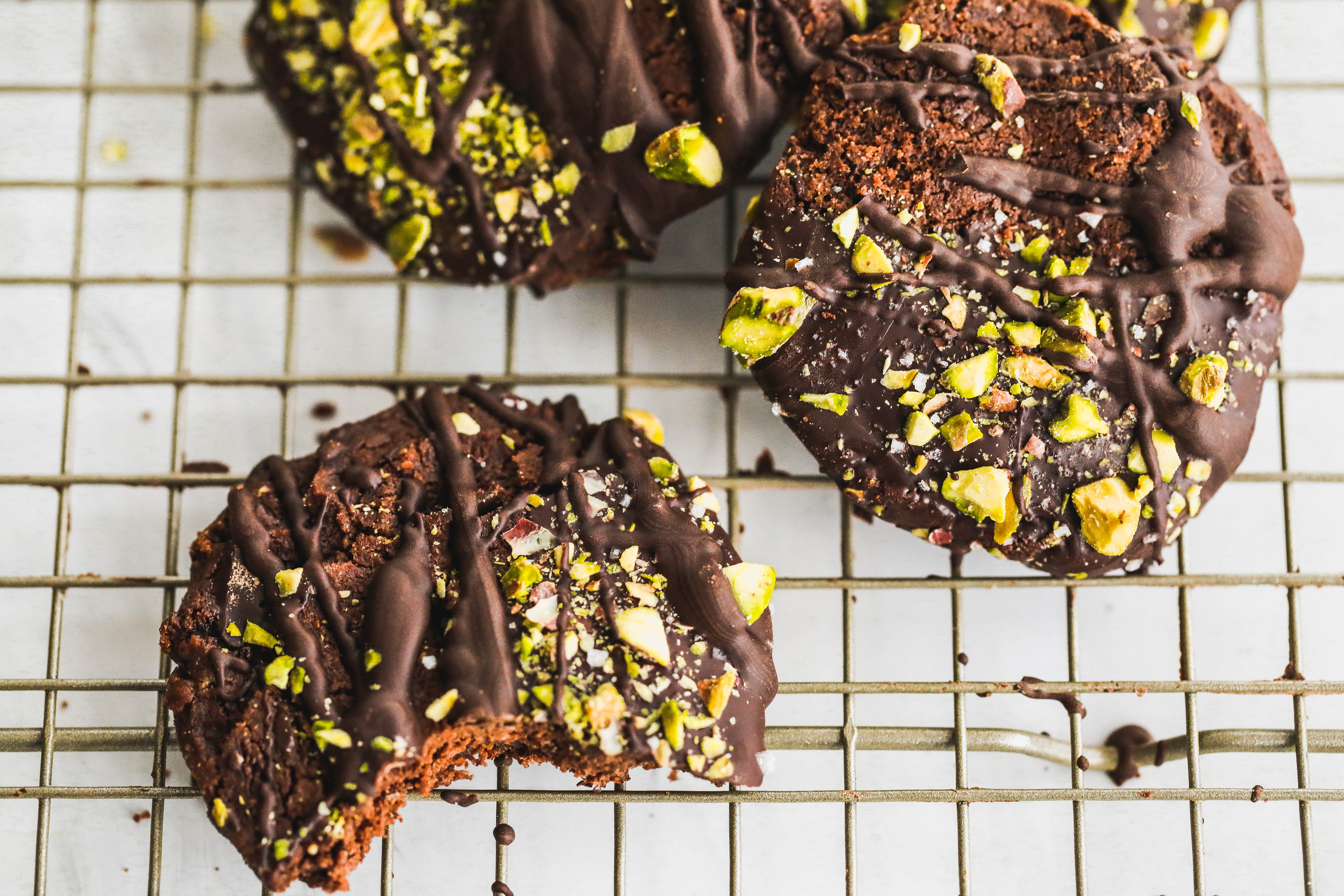 Pistachio Chocolate Sables with Chocolate Drizzle-3.jpg