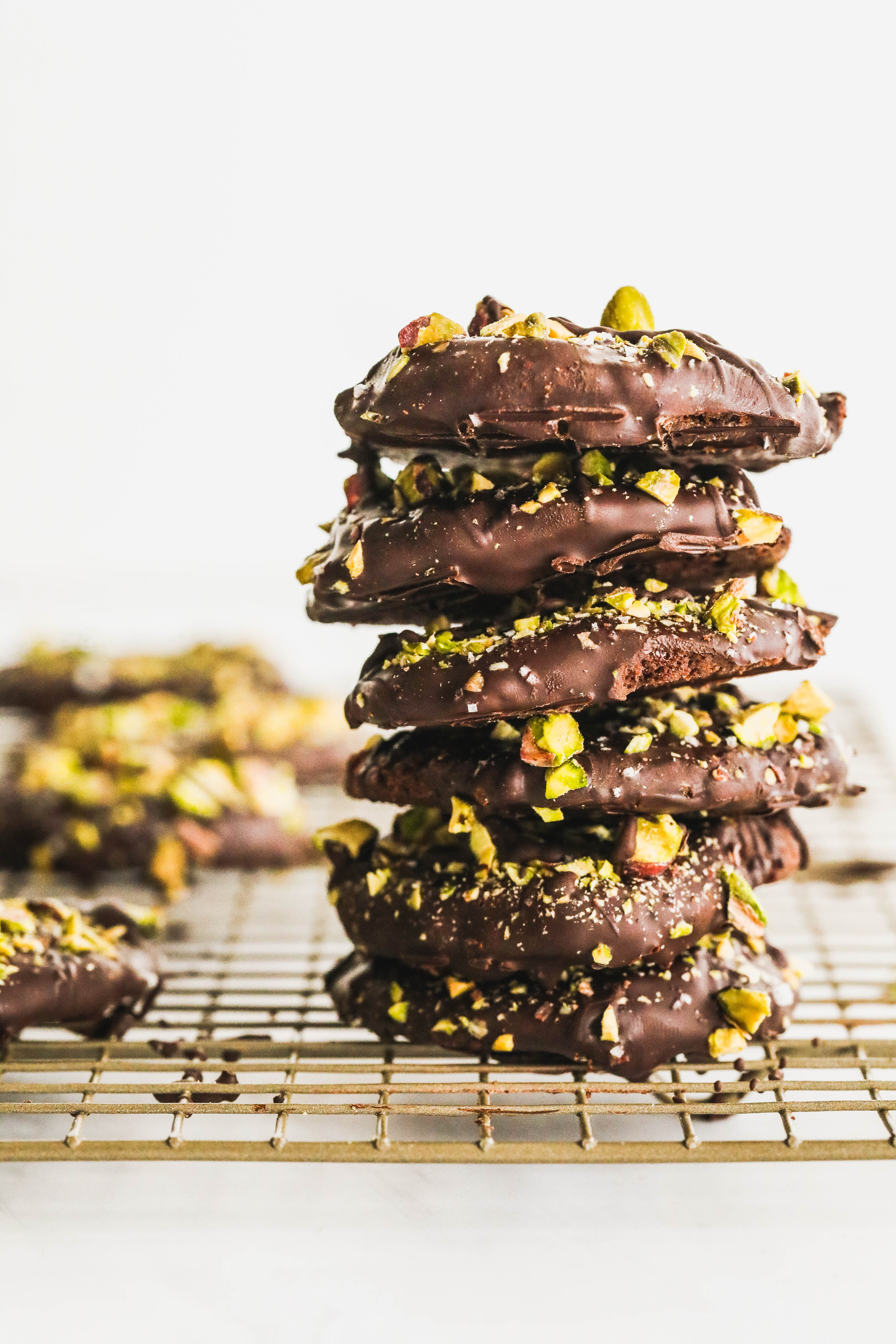 Pistachio Chocolate Sables with Chocolate Drizzle-5.jpg