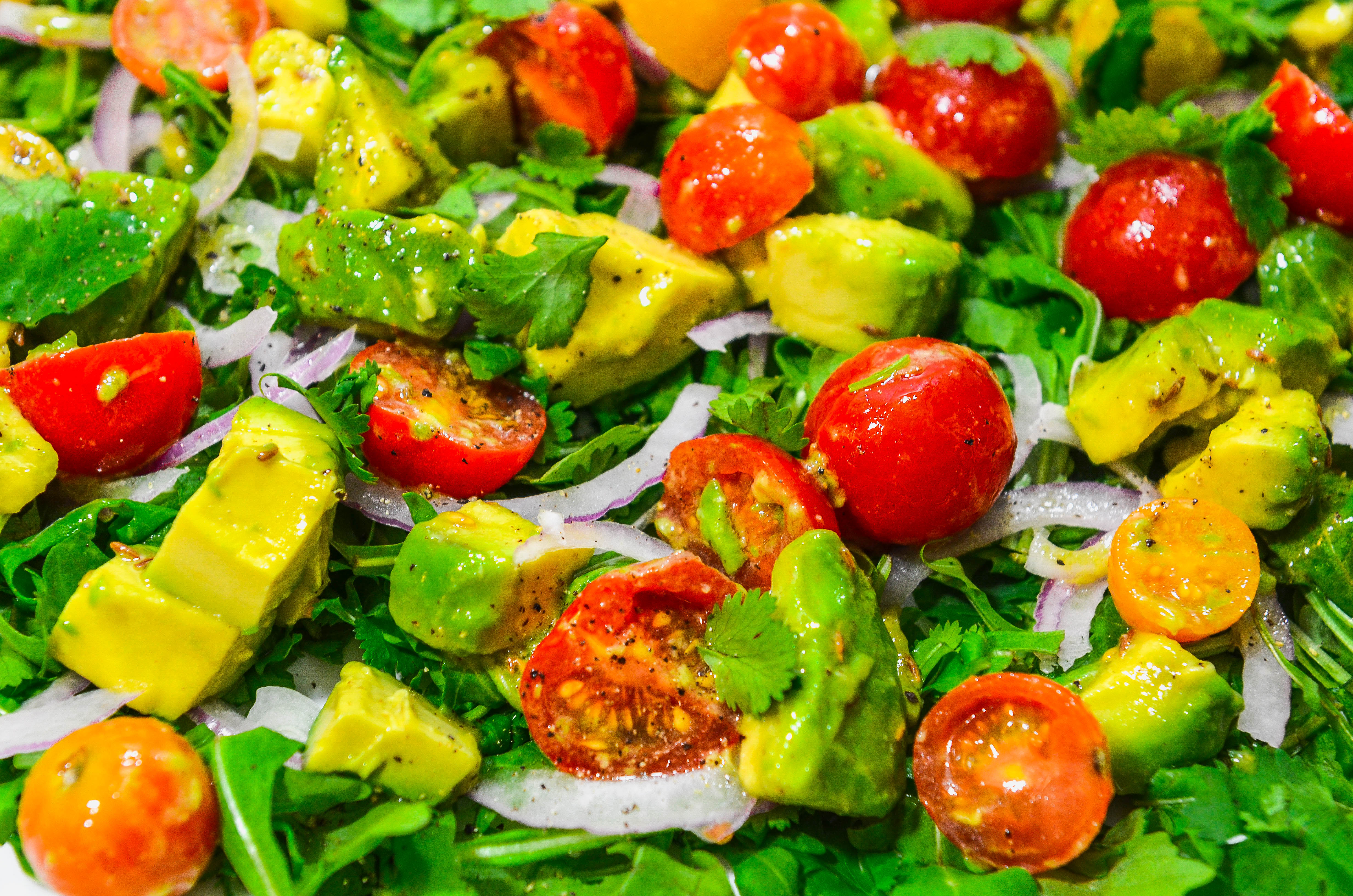 Avocado Salad with Tomatoes, Arugula and Toasted Cumin-Lime Vinaigrette-2.jpg