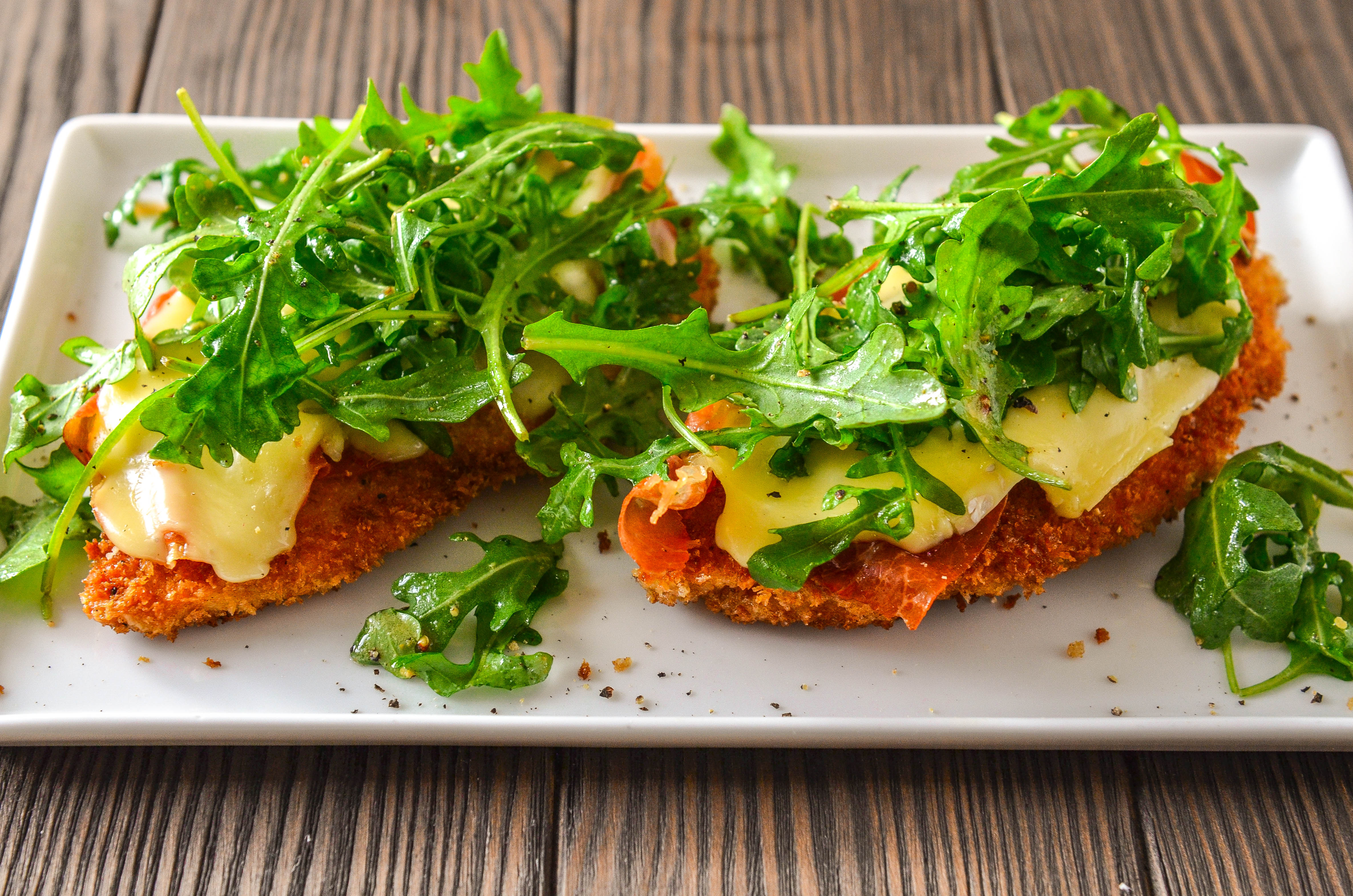 Chicken Paillard with Brie, Prosciutto & Arugula.jpg