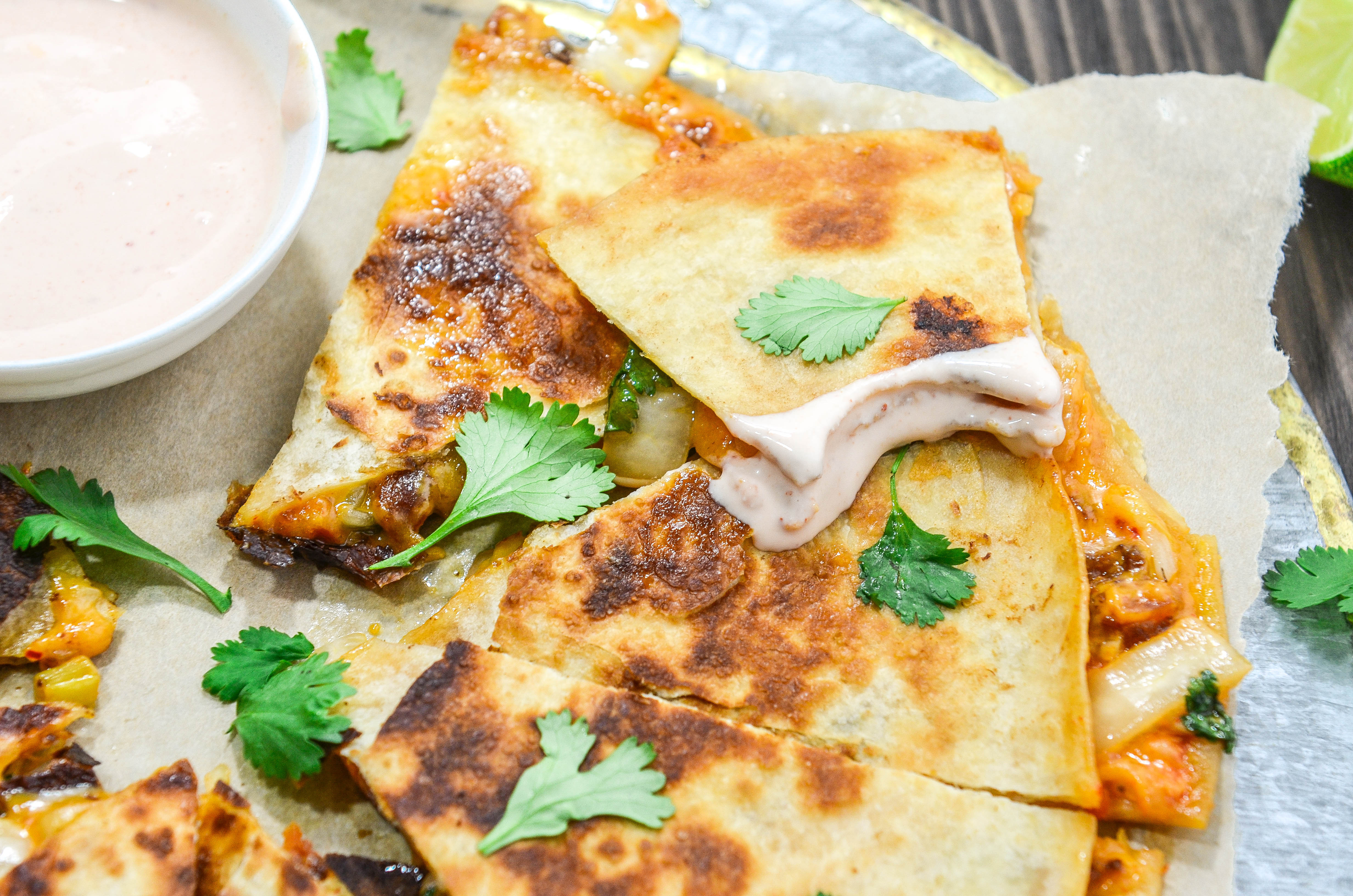 Kimchi, Bacon and Cheddar Quesadillas-3.jpg