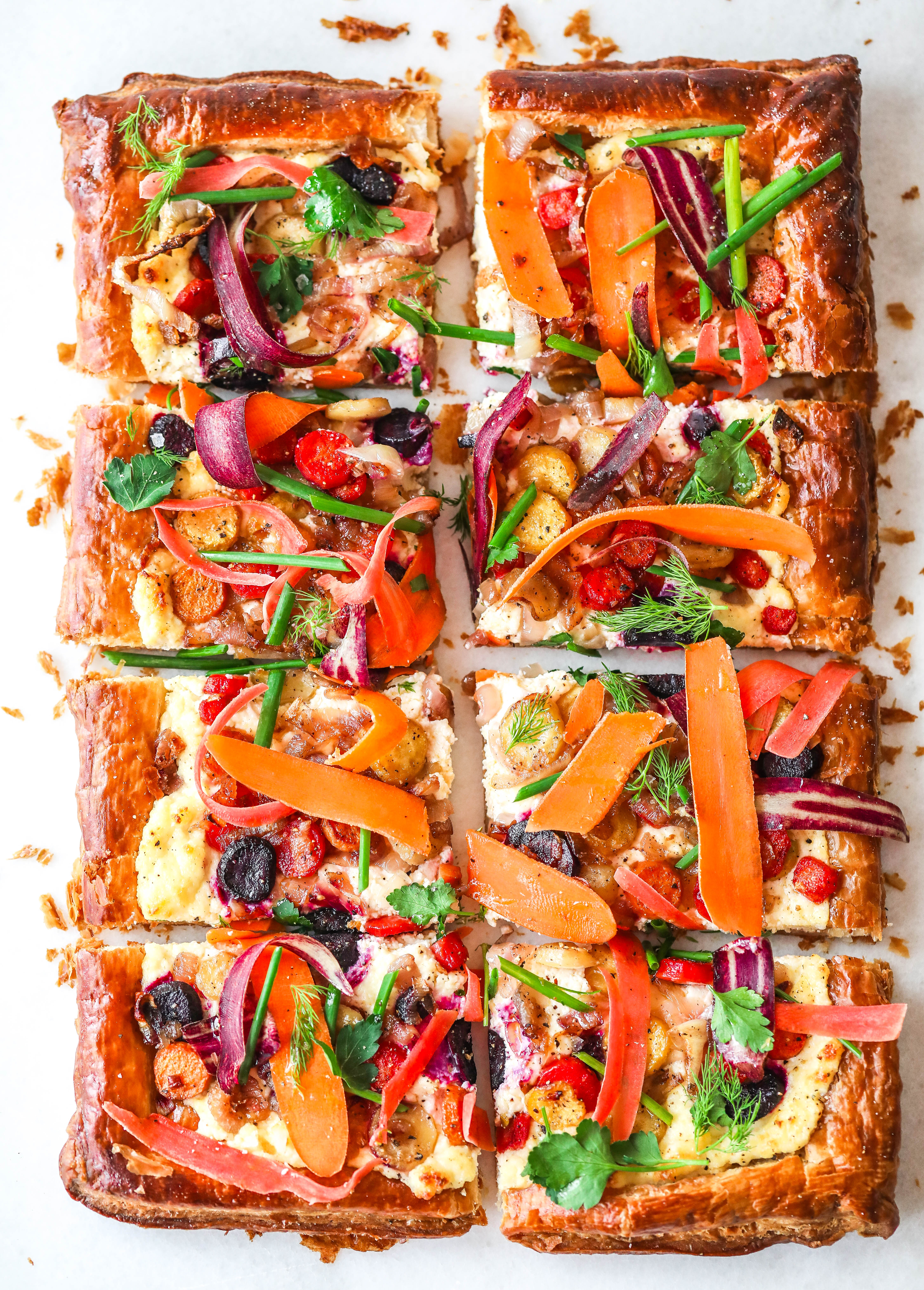 Carrot & Ricotta Tart