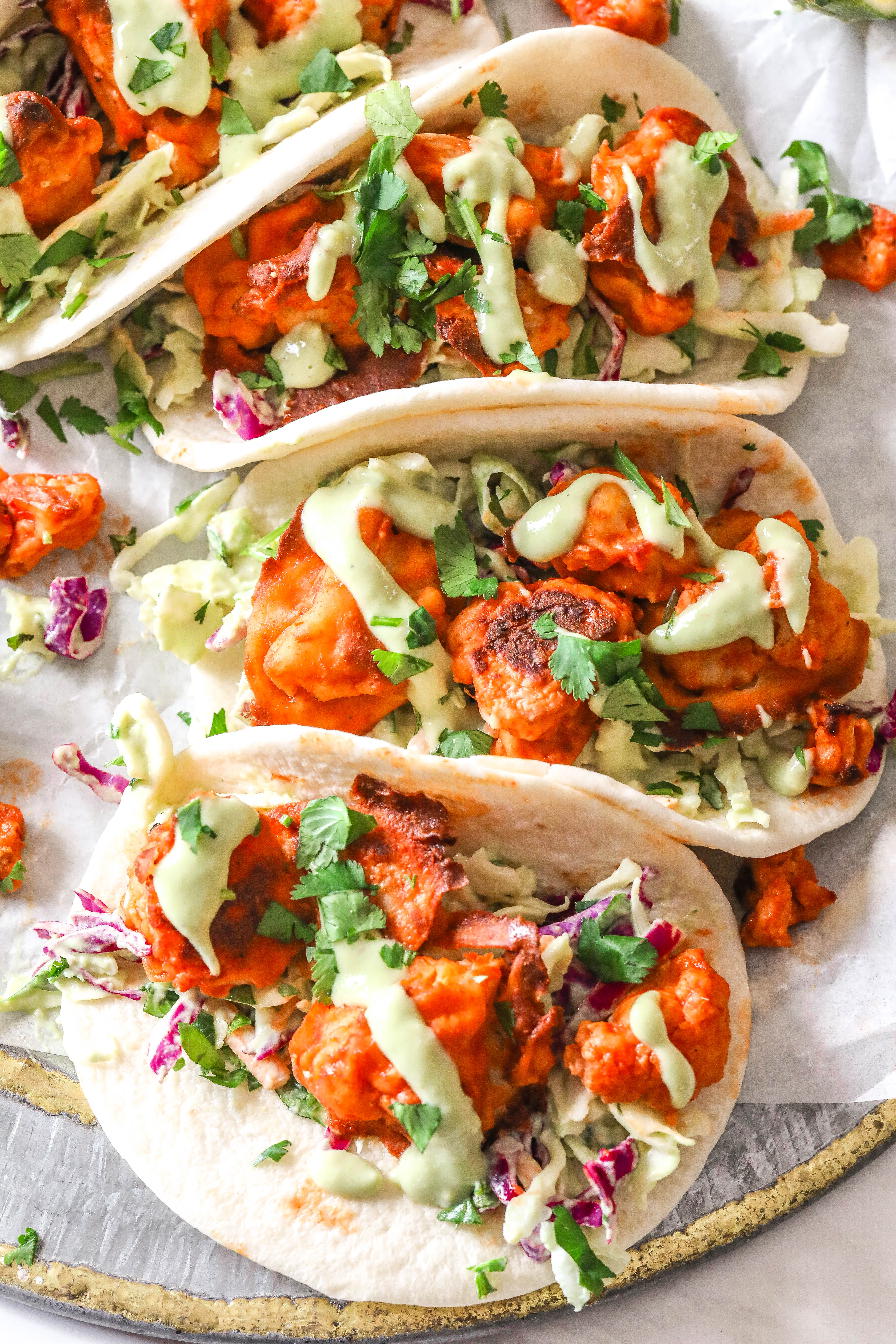 Buffalo Cauliflower Tacos with Avocado Crema and Slaw-3.jpg