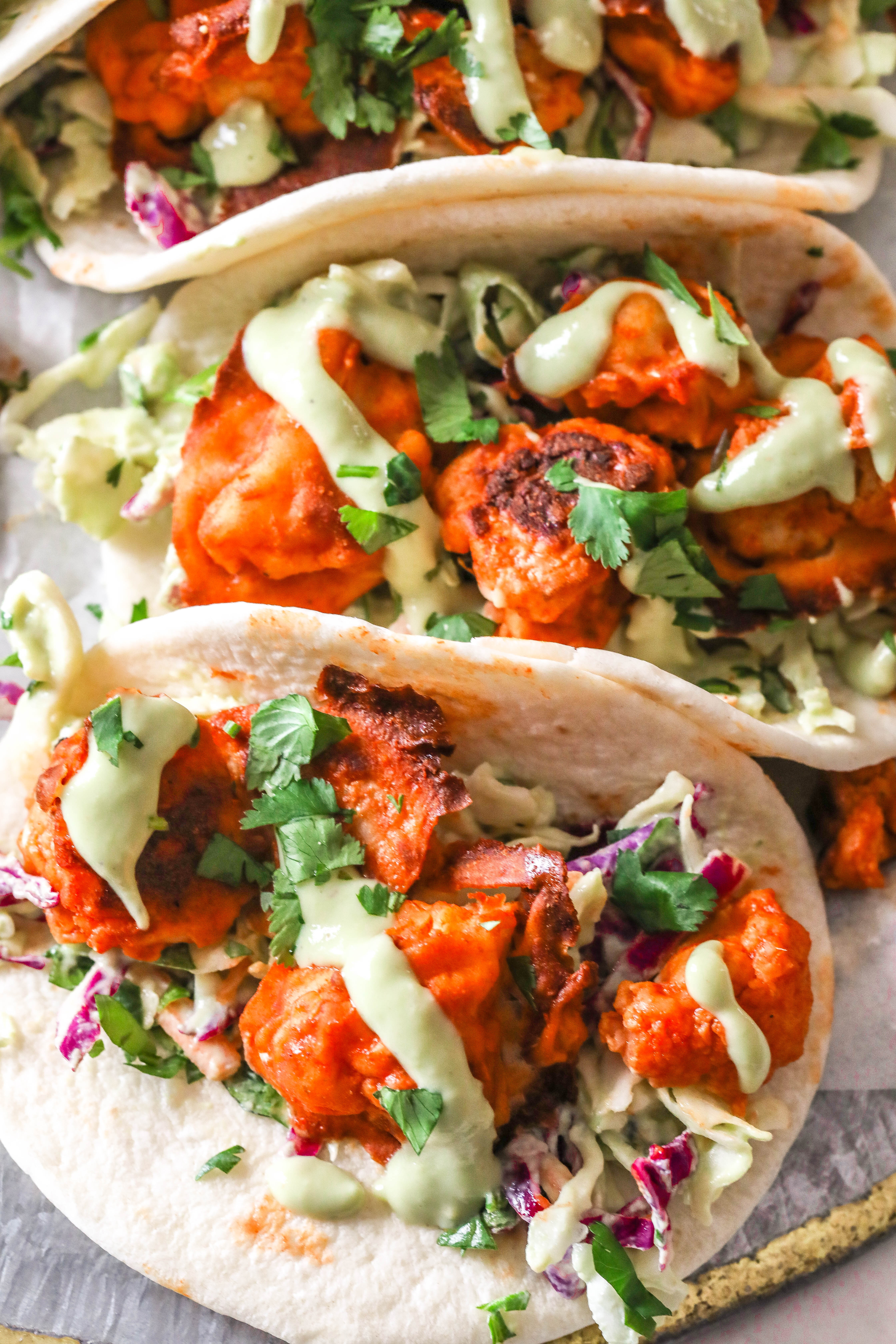 Buffalo Cauliflower Tacos with Avocado Crema and Slaw-4.jpg