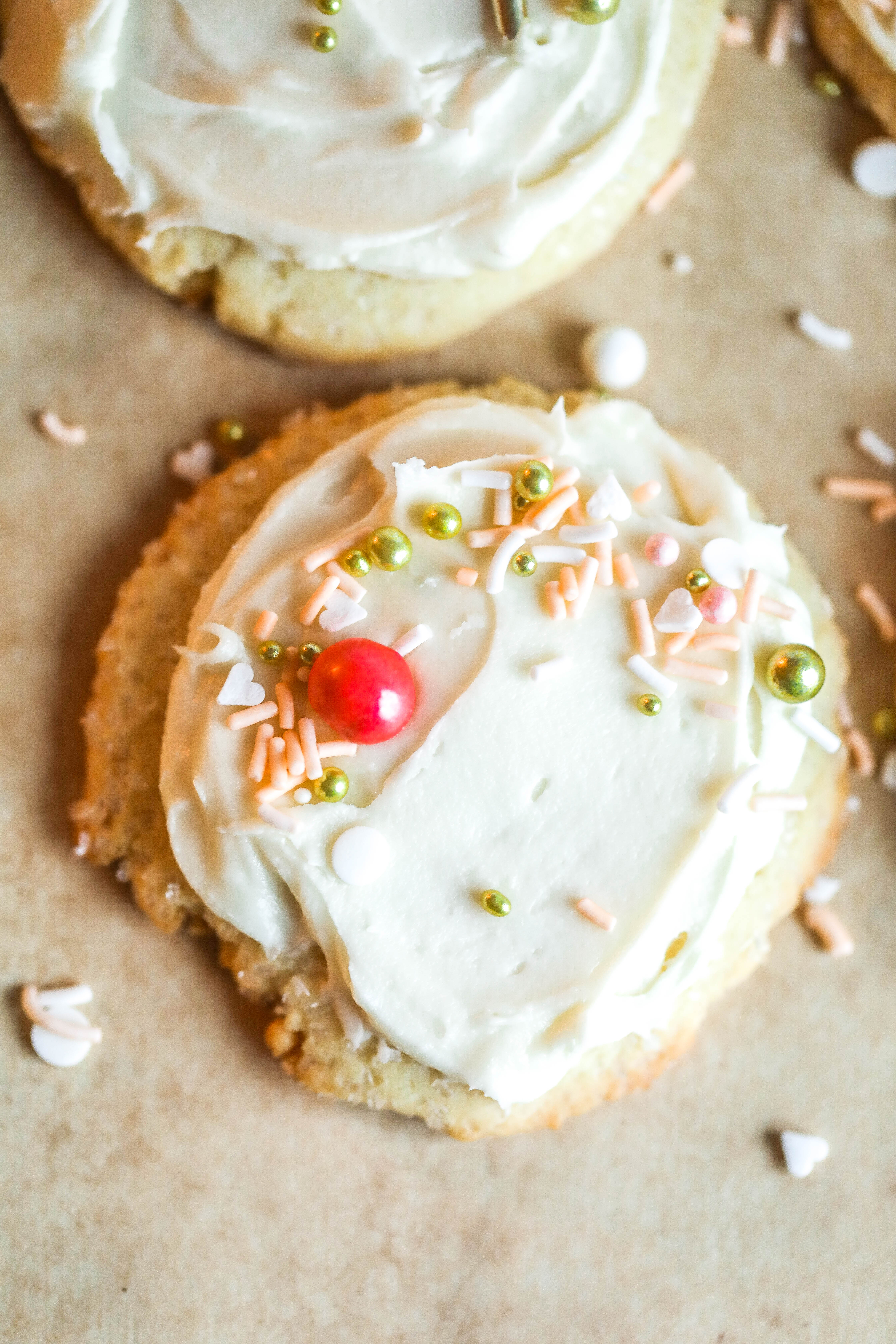 Cream Cheese Sugar Cookies with Cream Cheese Frosting-3