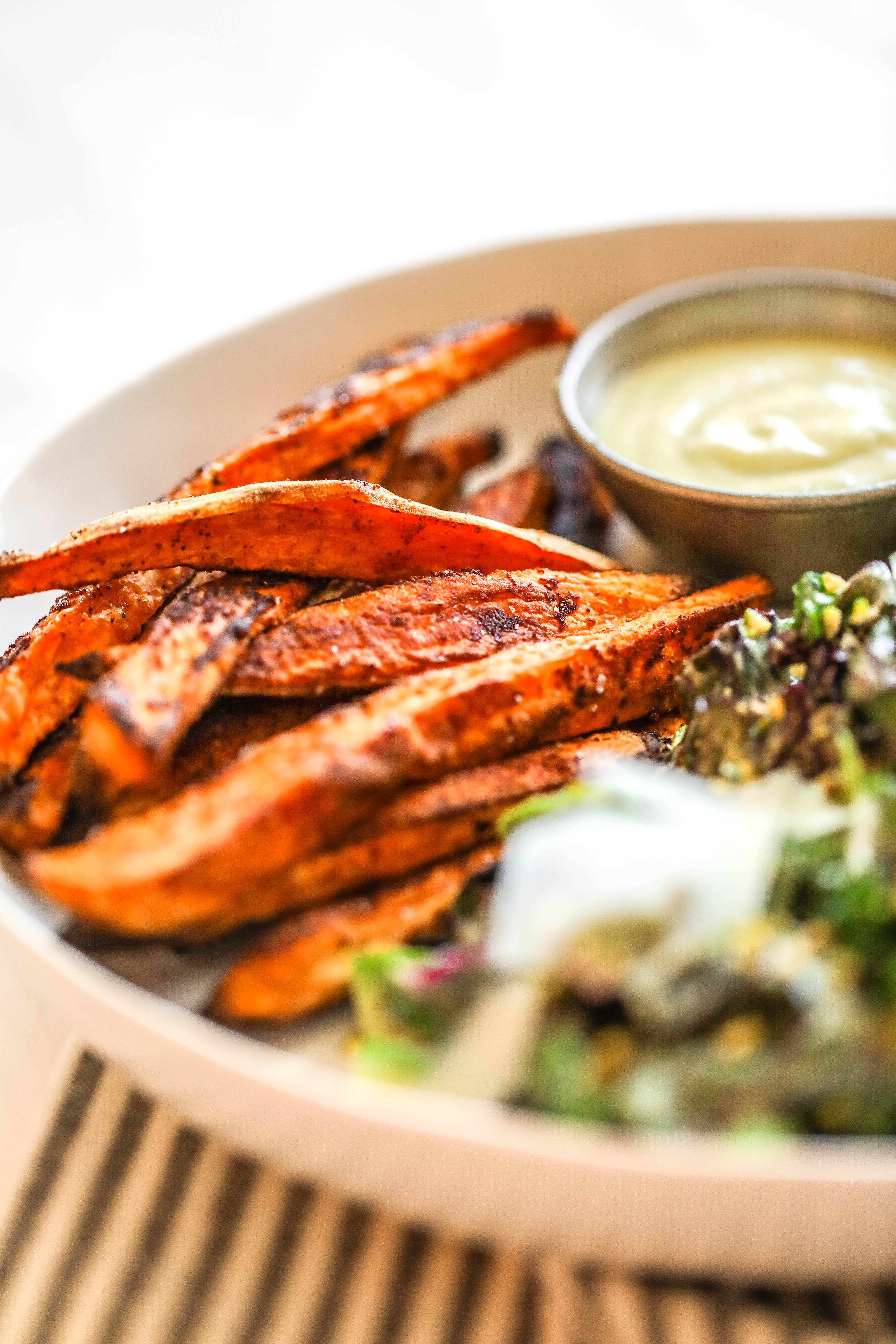 Avocado Kale Caesar Salad with Baked Sweet Potato Fries-6.jpg