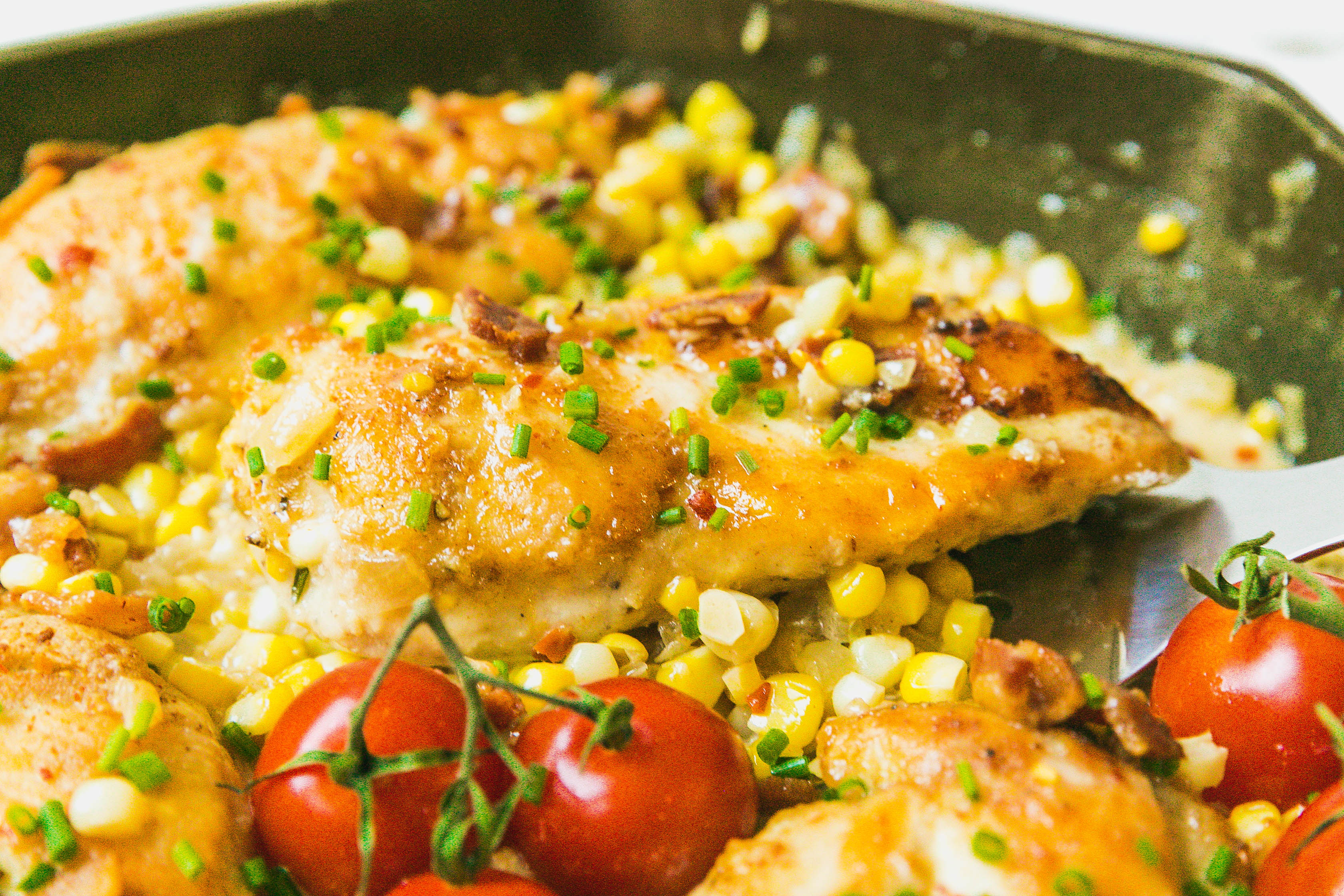 Garlic Butter Creamed Corn Skillet Bake-6.jpg