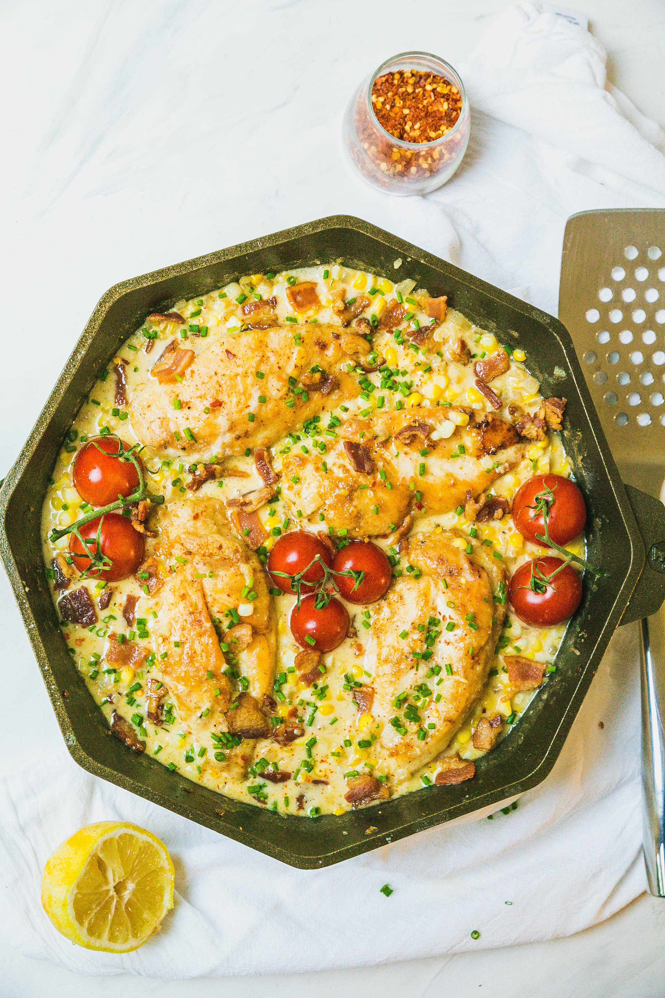 Garlic Butter Creamed Corn Skillet Bake.jpg