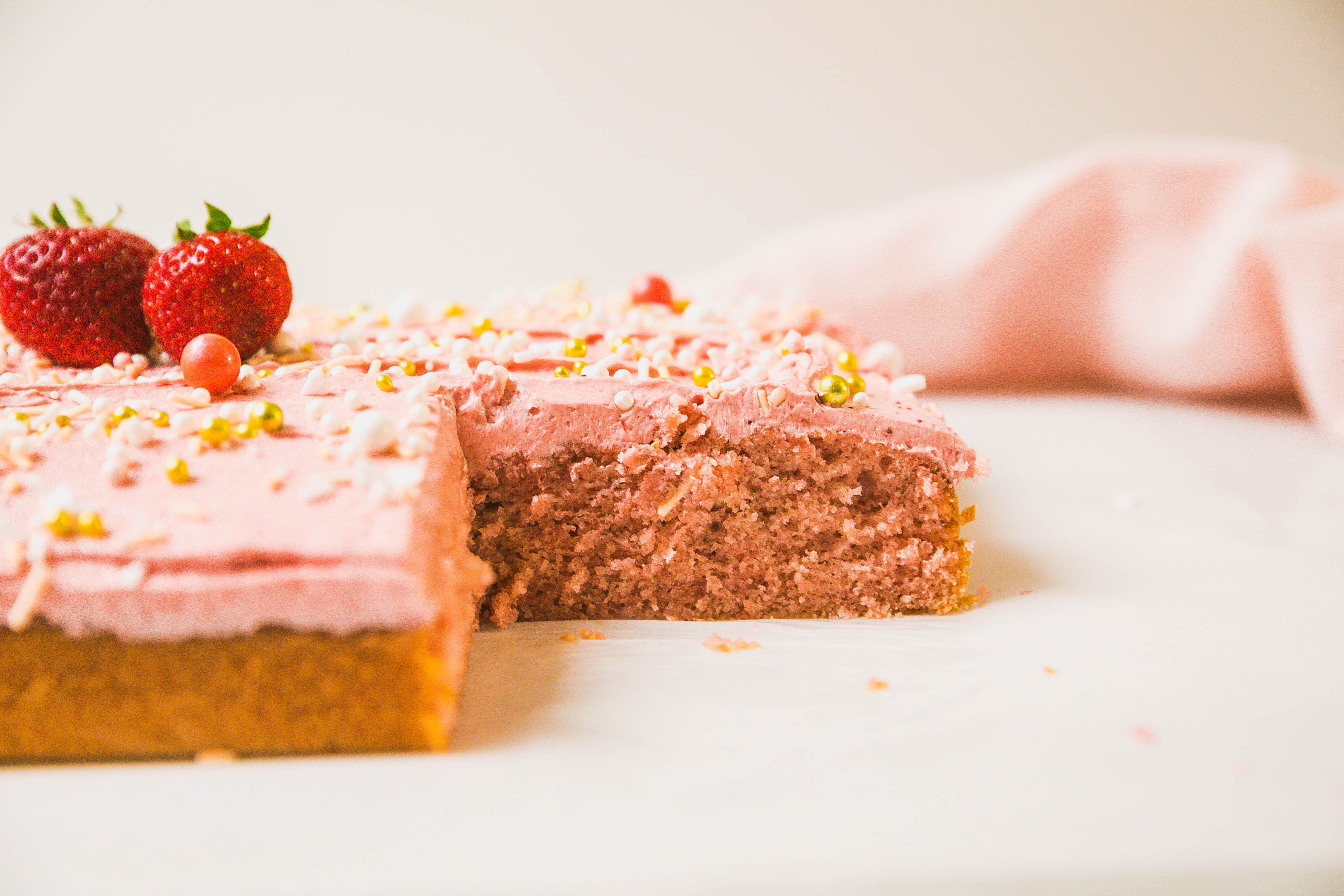Strawberry Cake with Strawberry Meringue Frosting-7.jpg