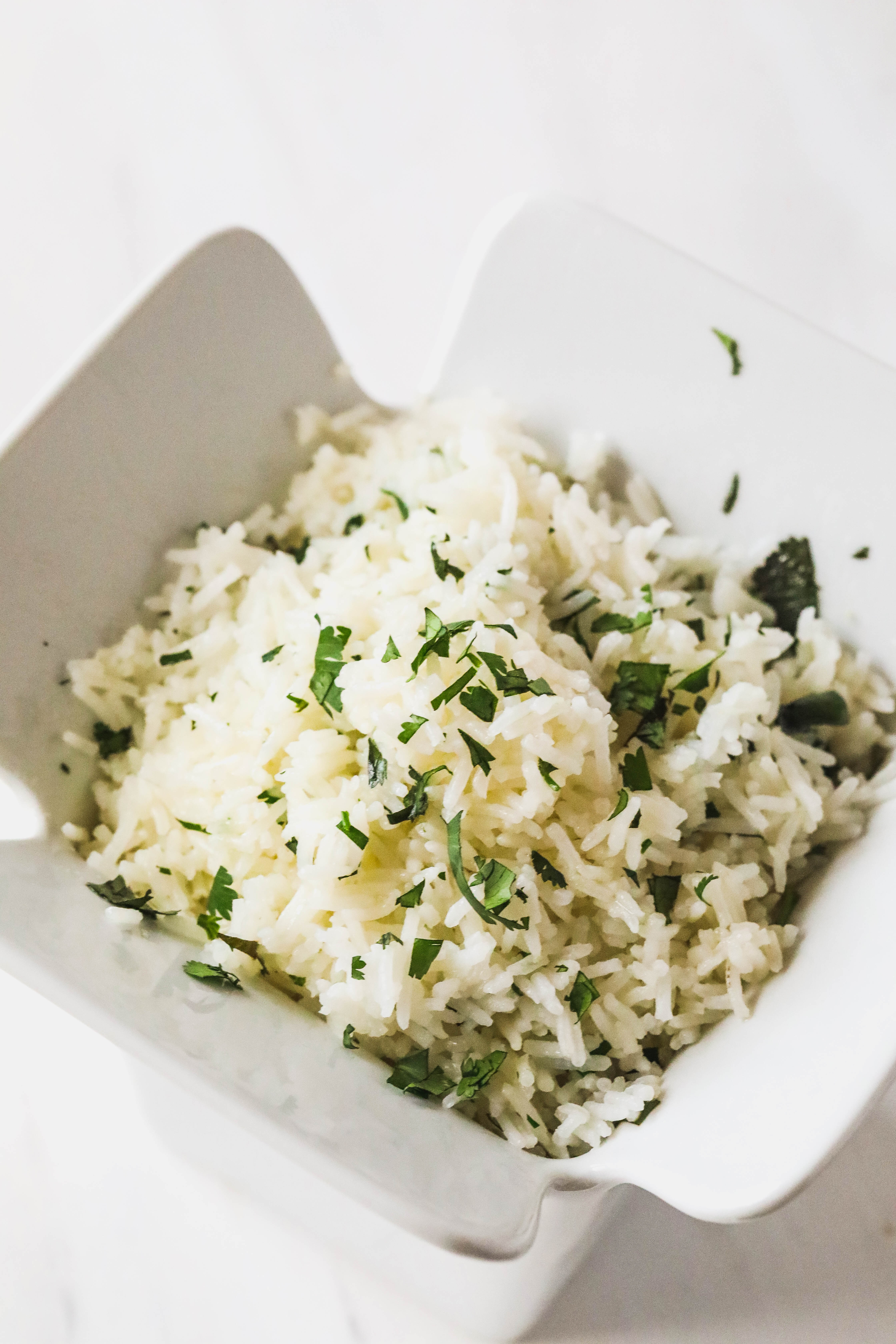 Perfect BasmatiCilantro Rice Never Not Hungry