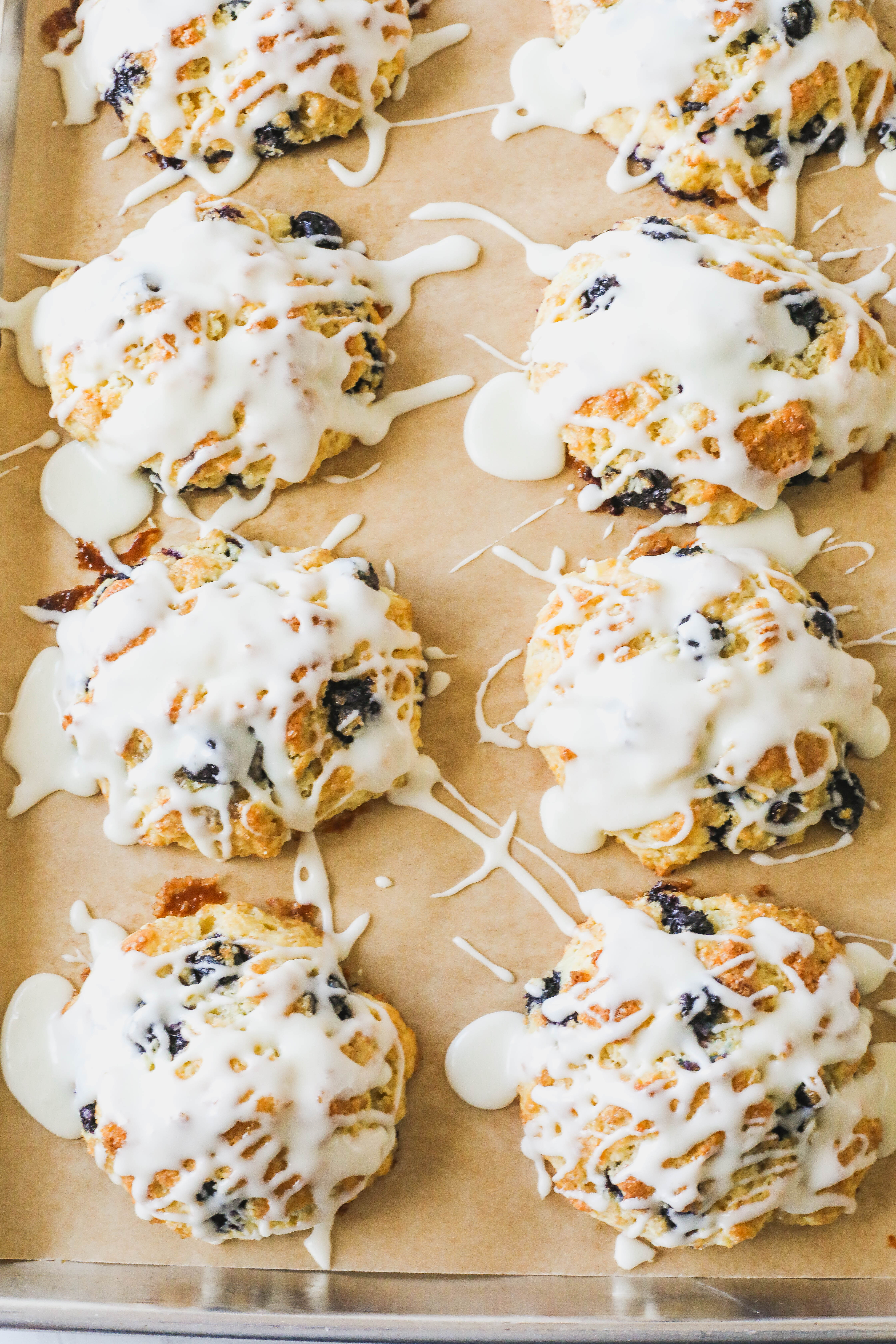 Blueberry Cream Cheese Drop Scones Never Not Hungry