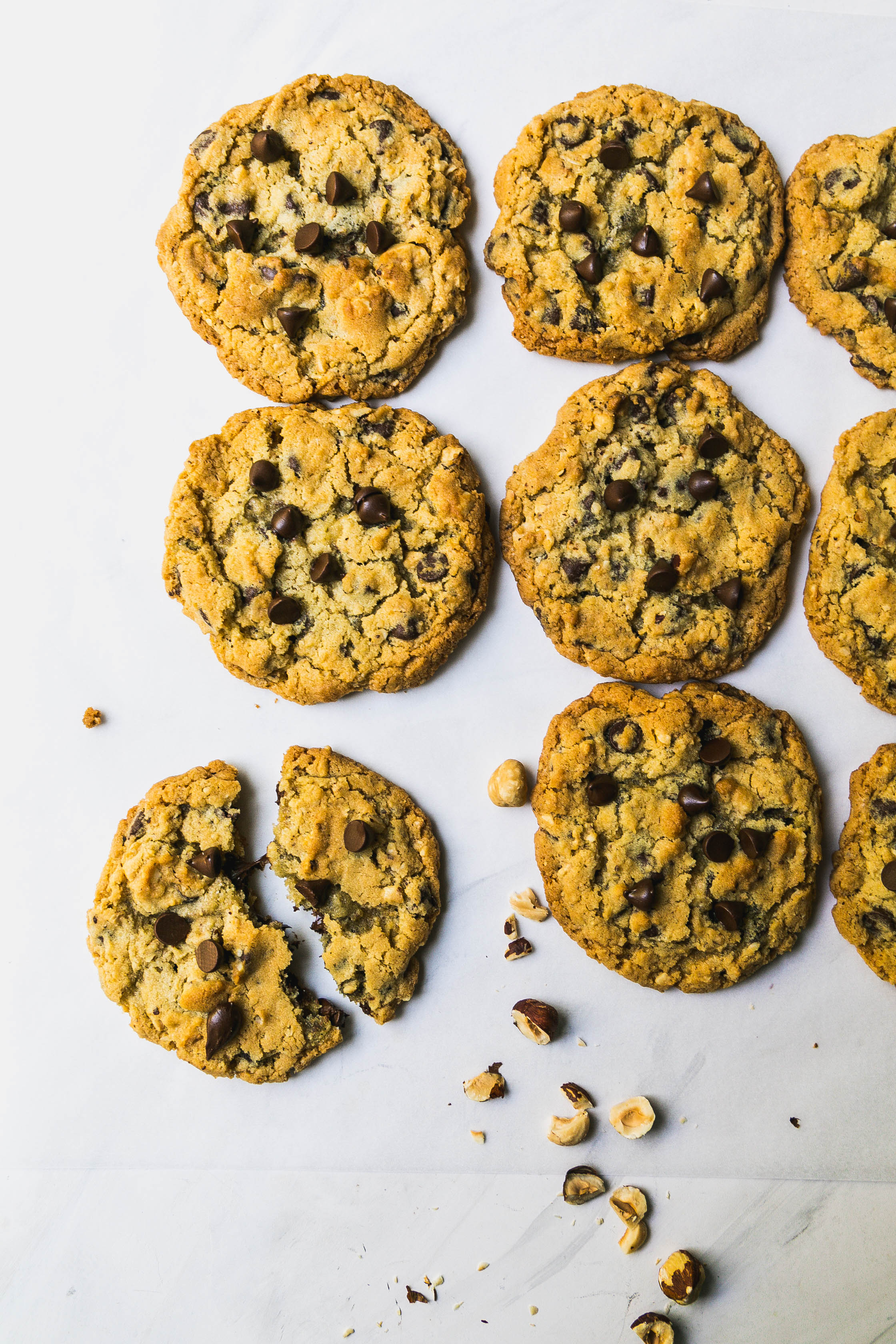HazelnutChocolate Chip Cookies Never Not Hungry